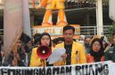 Potret Lembaga Kemahasiswaan (LK) UNM saat Aksi Demonstrasi, (Dok. Profesi)