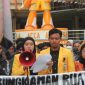 Potret Lembaga Kemahasiswaan (LK) UNM saat Aksi Demonstrasi, (Dok. Profesi)