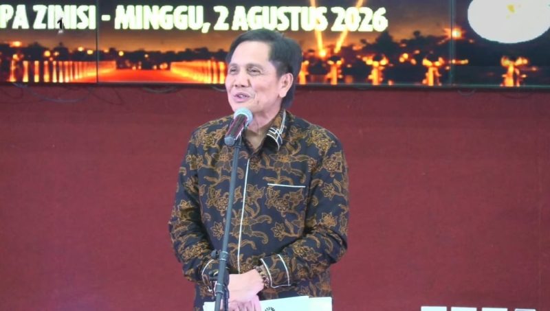 Potret Abdul Saman saat Berikan Laporan pada Malam Penganugerahan Award, (Foto: Int.)
