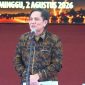 Potret Abdul Saman saat Berikan Laporan pada Malam Penganugerahan Award, (Foto: Int.)
