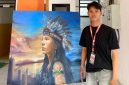 Potret Fajar Pemenang Juara Lukis di Peksimida 2026, (Foto: Ist.)