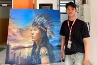 Potret Fajar Pemenang Juara Lukis di Peksimida 2026, (Foto: Ist.)