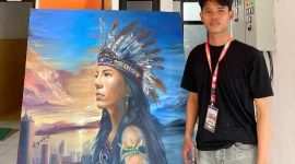 Potret Fajar Pemenang Juara Lukis di Peksimida 2026, (Foto: Ist.)