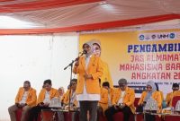 Potret Plt. Rektor UNM Saat Memberi Sambutan, (Foto: Nur Hafizhah)