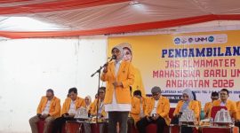 Potret Plt. Rektor UNM Saat Memberi Sambutan, (Foto: Nur Hafizhah)