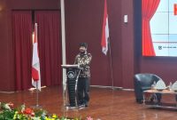 Potret Asri Ismail dalam Seminar Pekan Pujangga, (Foto: Febrianingsih Alsa Putri)