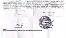Surat Laporan Pasca Kerusuhan Pertama di FMIPA, (Foto: Ist.)