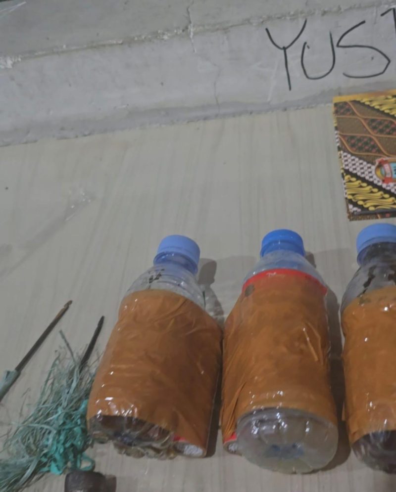 Foto Barang Sitaan dari Hasil Patroli 9 Agustus di Kampus II UNM, (Foto:Ist.)